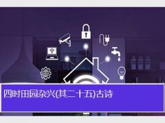 四时田园杂兴(其二十五)